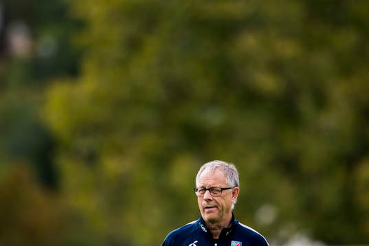 Lars Lagerbäck, head coach of Norway