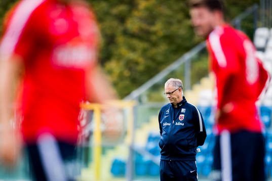 Lars Lagerbäck, head coach of Norway