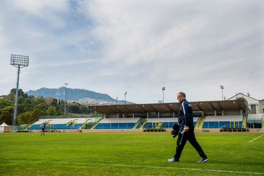 Lars Lagerbäck, head coach of Norway