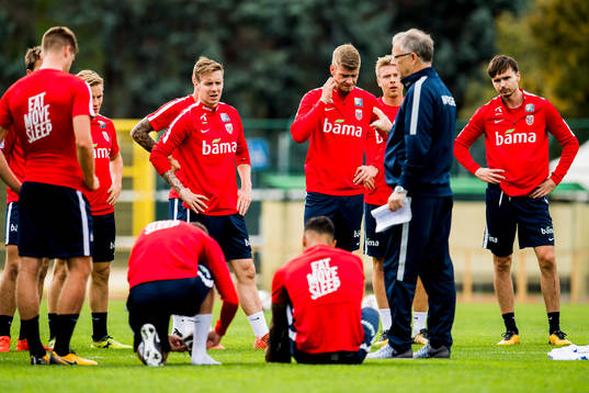 Jonas Svensson, Stefan Johansen, Alexander Sørloth,