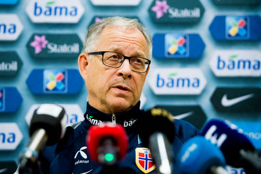 Lars Lagerbäck, head coach of Norway