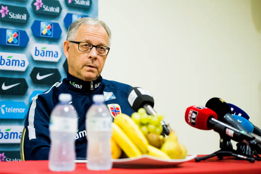 Lars Lagerbäck, head coach of Norway