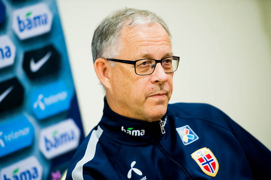 Lars Lagerbäck, head coach of Norway