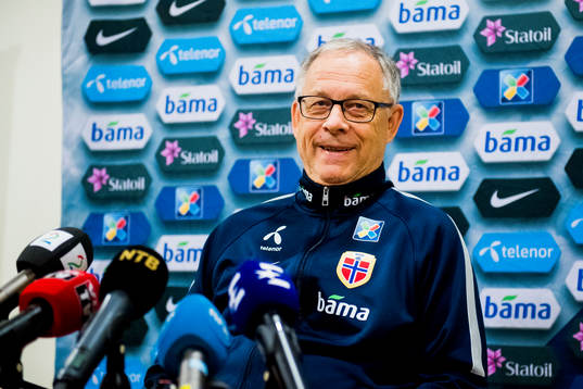 Lars Lagerbäck, head coach of Norway