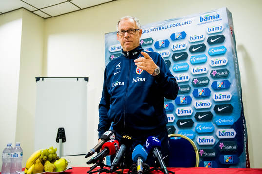 Lars Lagerbäck, head coach of Norway