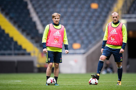 Emil Forsberg och John Guidetti