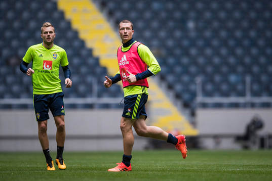 Sebastian Larsson och Jakob Johansson