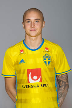 Sebastian Holmén, spelare i Sveriges fotbollslandslag