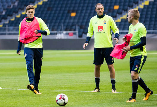 Sveriges Victor Nilsson Lindelöf, Andreas Granqvist och