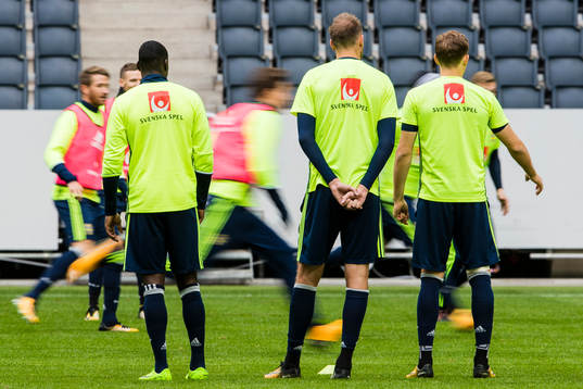 Sveriges Ken Sema, Andreas Granqvist och Ludwig