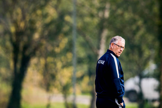 Lars Lagerbäck, head coach of Norway