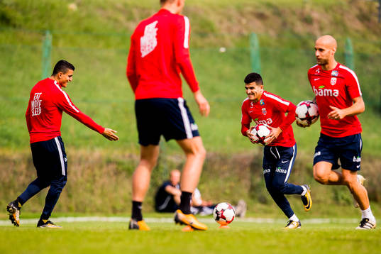 Omar Elabdellaoui, Tarik Elyounoussi and Tore Reginiussen