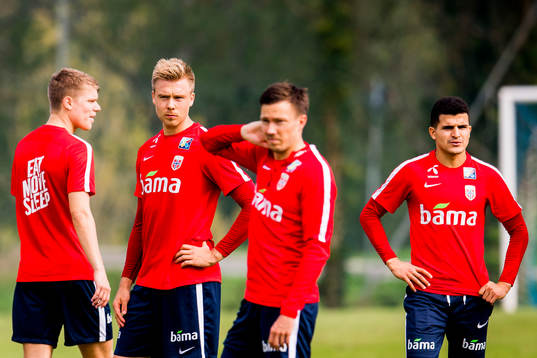 Sigurd Rosted, Alexander Toft Søderlund, Martin Linnes and