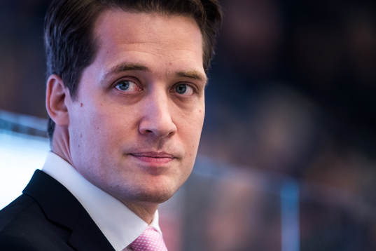 Växjös tränare Sam Hallam