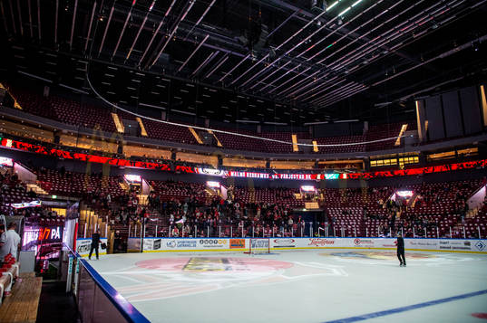 Malmö Arena innan ishockeymatchen i SHL mellan Malmö