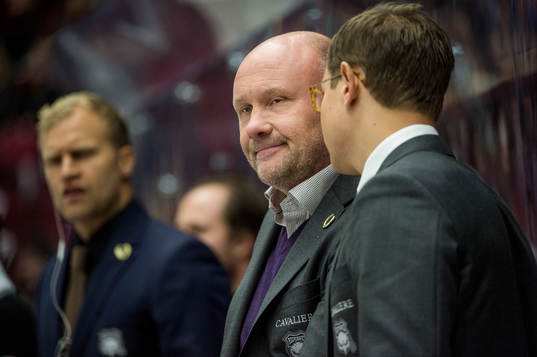 Malmö Redhawks tränare Peter Andersson och assisterande