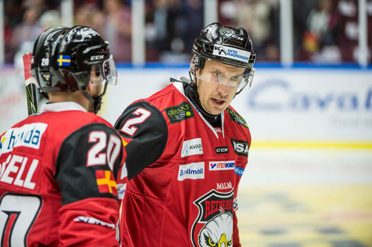 Malmö Redhawks Erik Forssell och Erik Andersson