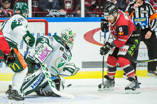 Malmö Redhawks Frederik Storm slår in 3-2 i sudden death