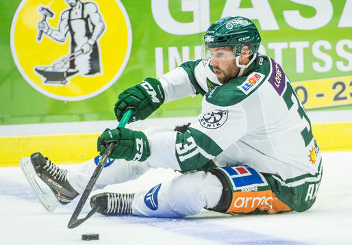 Färjestads Dick Axelsson på isen
