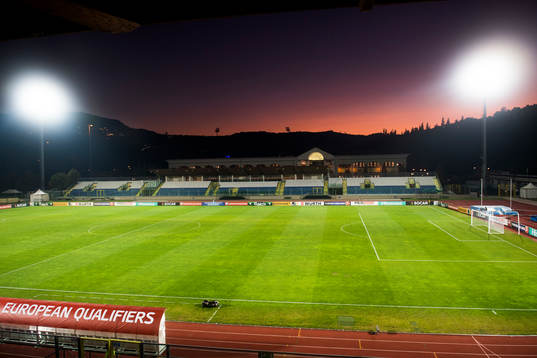 General view of Stadio Olimpico di Serravalle