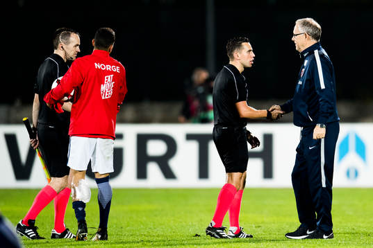 Lars Lagerbäck, head coach of Norway