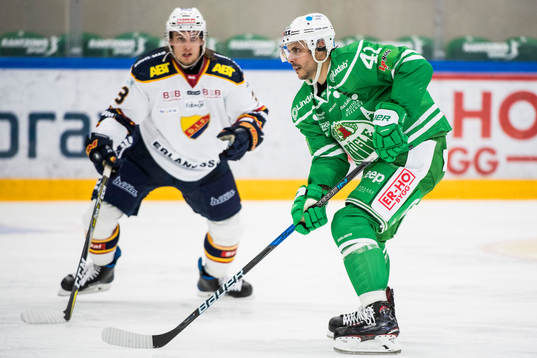 Rögles Daniel Widing och Djurgårdens William Lagesson