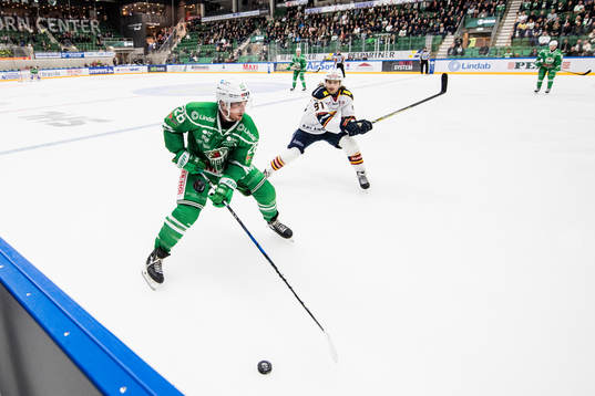 Rögles Cade Fairchild och Djurgårdens Axel Jonsson