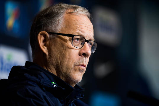 Lars Lagerbäck, head coach of Norway