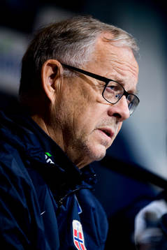 Lars Lagerbäck, head coach of Norway