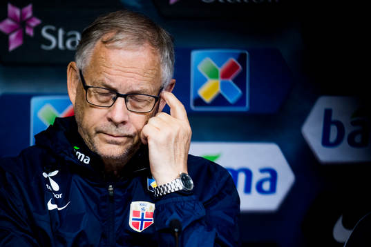 Lars Lagerbäck, head coach of Norway