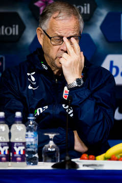 Lars Lagerbäck, head coach of Norway