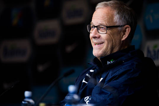 Lars Lagerbäck, head coach of Norway