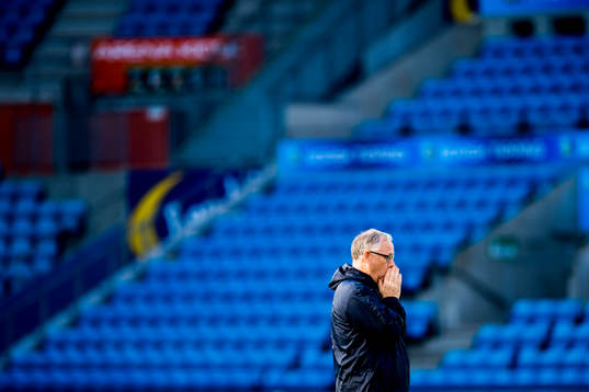 Lars Lagerbäck, head coach of Norway