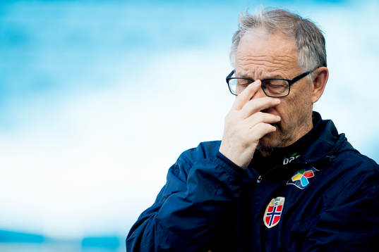 Lars Lagerbäck, head coach of Norway