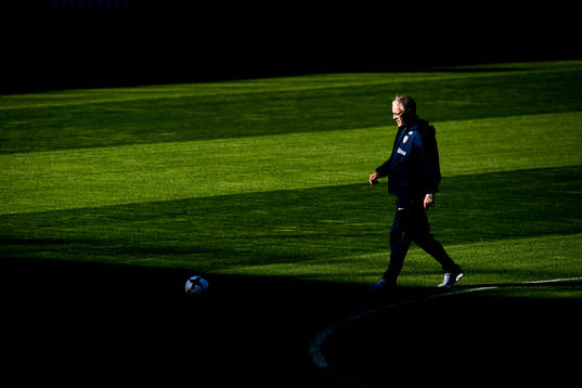 Lars Lagerbäck, head coach of Norway