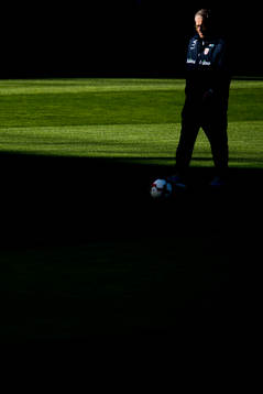 Lars Lagerbäck, head coach of Norway