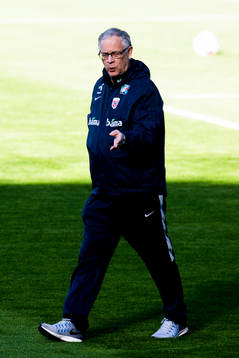 Lars Lagerbäck, head coach of Norway
