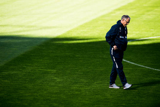 Lars Lagerbäck, head coach of Norway