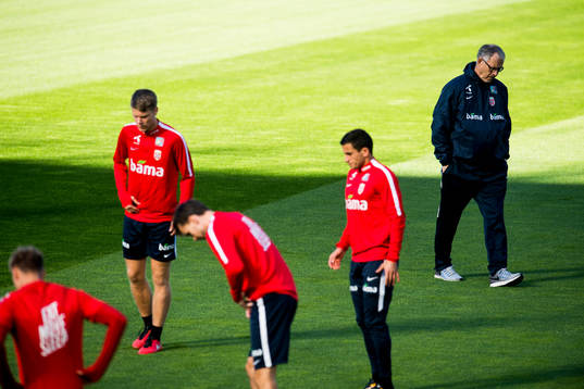 Lars Lagerbäck, head coach of Norway