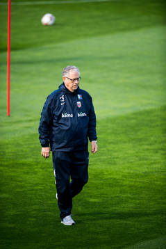 Lars Lagerbäck, head coach of Norway