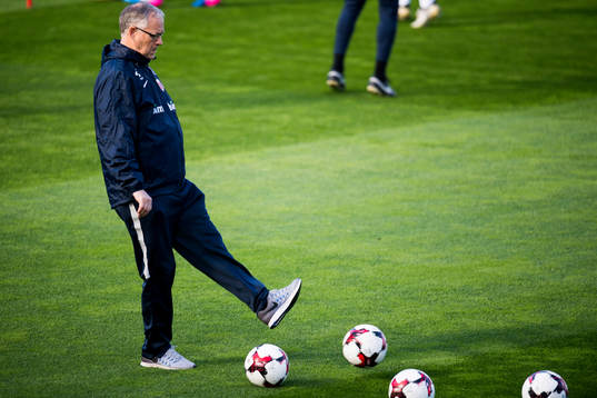 Lars Lagerbäck, head coach of Norway