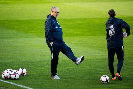 Lars Lagerbäck, head coach of Norway