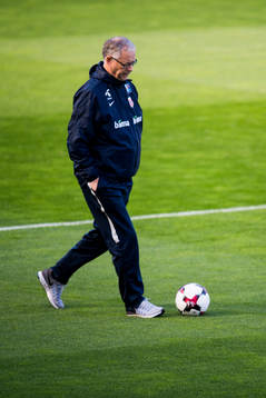 Lars Lagerbäck, head coach of Norway