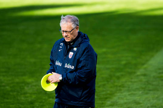 Lars Lagerbäck, head coach of Norway