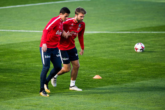 Omar Elabdellaoui and Jørgen Skjelvik of Norway