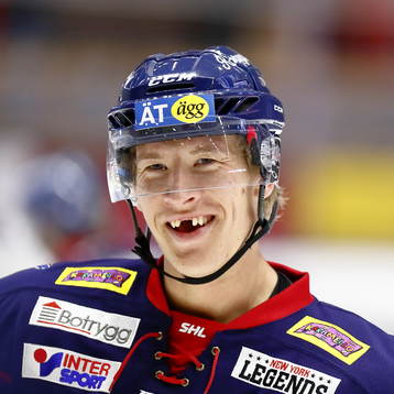 Linköpings Emil Sylvegård tandlös