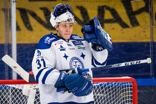 Leksands målvakt Jonas Arntzen