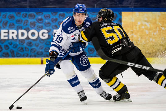 Leksands Tobias Forsberg och Panterns Tobias Ekberg