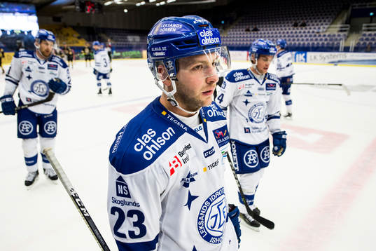 Leksands Alex Friesen deppar