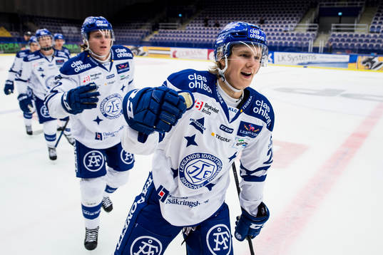 Leksands Isak Skedung jublar